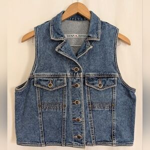 Vintage Zena Jeans Y2K 90'S Denim Jean Vest S